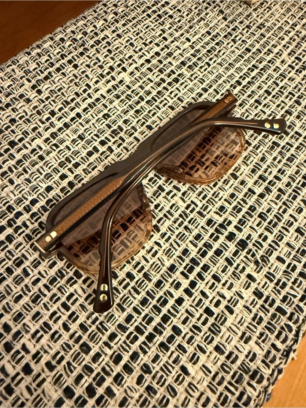 Fraser Aviator Sunglasses from Oscar Deen in Mocha Chocolate Fade Brown